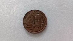 Moeda de 5 Centavos de 2004 Aço Banhado de Cobre Cunho Quebrado no Verso FB 01 - comprar online