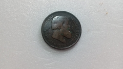 Moeda de 20 Réis de 1870 Bronze Império BR 01
