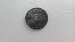 Moeda de 20 Réis de 1870 Bronze Império BR 01 - comprar online