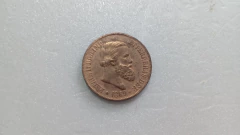 Moeda de 20 Réis de 1869 Bronze Império BR 03
