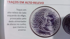 Moeda de 5 Centavos de 1997 Aço Inox com Traços em Alto-Relevo no Verso Catalogada ZC16 na internet