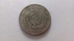 Moeda de 200 Réis de 1889 Império Cupro-níquel Escassa GG 01 - comprar online
