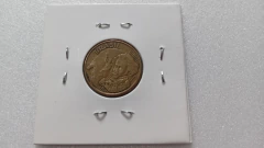 Moeda de 10 Centavos de 2003 Aço Banhado de Bronze Ponto no Peito de Pedro Primeiro PPPP Catalogada ZZ 01 - comprar online