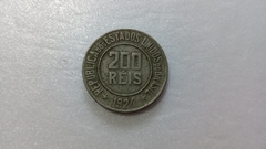 Moeda de 200 Réis de 1924 Cuproníquel CNI 55