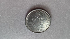 Moeda de 5 Centavos de 1997 Aço Inox com Traços em Alto-Relevo no Verso Catalogada ML 04 - comprar online