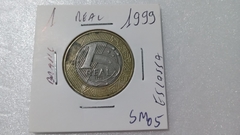 Moeda de 1 Real de 1999 Anel Alpaca Núcleo Níquel ( Moeda Circulada ) SM05