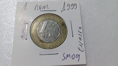 Moeda de 1 Real de 1999 Anel Alpaca Núcleo Níquel ( Moeda Circulada ) SM09