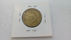 Moeda de 2 Cruzeiros de 1945 Bronze Alumínio COM ASPAS Catalogada VV 04 - comprar online