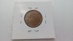 Moeda de 5 Centavos de 2015 Aço Banhado de Cobre Reverso Horizontal à Direita Catalogada VR 12 - Mandrade Numismática