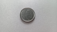 Moeda de 5 Centavos de 1997 Aço Inox Brasil Duplo Catalogada VV 03 - comprar online