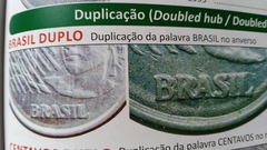 Moeda de 5 Centavos de 1997 Aço Inox Brasil Duplo Catalogada VV 03 na internet