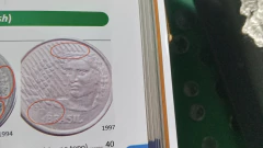 Moeda de 10 Centavos de 1997 Aço Inox com Data Marcada em 2 Lugares Catalogada ZL 30 - loja online