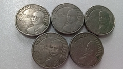 Moedas de 50 Centavos de 2000 Cupro-Níquel ( Lote 5 Moedas ) CIRCULADAS CC 02 - comprar online
