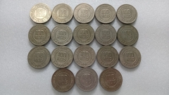 Moedas de 100 Réis de 1918 à 1935 Cupro-Níquel Serie Completa ( Moedas Circuladas ) MJ 11