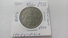Moeda de 400 Réis de 1932 Cupro-Níquel da Serie Vicentina VV 02 na internet