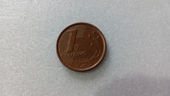 Moeda de 1 Centavo de 1999 Aço Banhado de Cobre Com a Palavra CABRAL DUPLA Catalogada SM 04 - comprar online