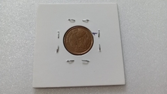 Moeda de 1 Centavo de 1999 Aço Banhado de Cobre Com a Palavra CABRAL DUPLA Catalogada SM 04 - Mandrade Numismática