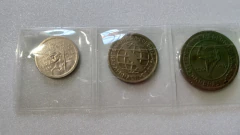 Moedas de 400 / 200 / 100 Réis de 1932 da Serie Vicentina Cupro-Níquel MJ 11 - Mandrade Numismática