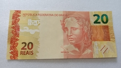 Cédula de 20 Reais C 355 De 2022 Serie K I 018715430 PAULO GUEDES E ROBERTO CAMPOS FLOR DE ESTAMPA - comprar online