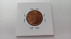 Moeda de 5 Centavos de 2013 Aço Inox Banhado de Cobre Flor de Cunho MJ 02 - comprar online