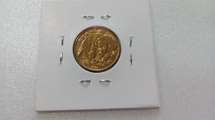 Moeda de 10 Centavos de 2014 Aço Inox Banhado de Bronze Flor de Cunho MJ 13 - comprar online