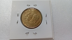 Moeda de 25 Centavos de 2017 Aço Inox Banhado de Bronze Flor de Cunho MJ 21 - comprar online