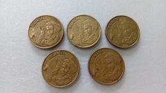 Moedas de 10 Centavos de 2000 Aço Inox Banhado de Bronze (Lote de 5 Moedas ) Circuladas ML 02 - comprar online