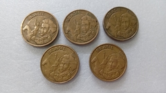 Moedas de 10 Centavos de 2000 Aço Inox Banhado de Bronze (Lote de 5 Moedas ) Circuladas ML 01 - comprar online