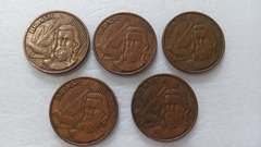 Moedas de 5 Centavos de 2000 Aço Inox Banhado de Cobre (Lote de 5 Moedas ) Circuladas ML 05 - comprar online