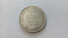 Moeda de 2000 Réis XX de 1907 Prata 900 Republica SL 11 - comprar online