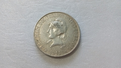Moeda de 2000 Réis XX de 1911 Prata 900 Republica SL 12