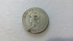 Moeda de 1000 Réis X de 1907 Prata 900 Republica SL 14