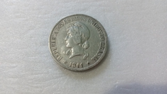 Moeda de 1000 Réis X de 1911 Prata 900 Republica SL 21