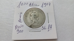 Moeda de 1000 Réis X de 1907 Prata 900 Republica SL 14 na internet