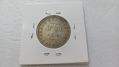 Moeda de 1000 Réis X de 1909 Prata 900 Republica SL 18 - Mandrade Numismática