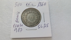 Moeda de 500 Réis de 1860 Prata 917 Império SL 25 na internet