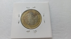 Moedas de 1 Real de 1998 Núcleo de Níquel e Anel de Alpaca DIREITO HUMANOS Linda SL 01 - Mandrade Numismática