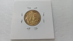Moeda de 10 Centavos de 2003 Aço Inox banhado de Bronze Flor de Cunho SL 03 - comprar online