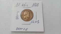 Moeda de 10 Réis de 1868 Bronze Império SL 01 na internet