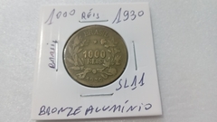 Moeda de 1000 Réis de 1930 Bronze Alumínio Escassa SL 11 na internet
