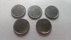 Moedas de 50 Centavos de 1995 Aço inoxidável ( Lote 5 Moedas ) CIRCULADAS AA 08 - comprar online