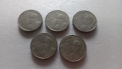 Moedas de 50 Centavos de 2001 Cupro-Níquel ( Lote 5 Moedas ) CIRCULADAS AA 12 - comprar online