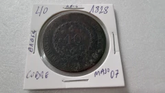 Moeda de 40 Réis de 1828 R de Cobre Majo 07 na internet