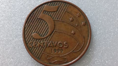 Moeda de 5 Centavos de 1999 Aço Inox Banhado de Cobre DATA MARCADA Catalogada (Moeda Circulada ) BB 01 - comprar online