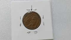 Moeda de 5 Centavos de 1999 Aço Inox Banhado de Cobre DATA MARCADA Catalogada (Moeda Circulada ) BB 04 - Mandrade Numismática