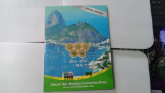 Álbum de Moedas das Olimpíadas Rio 2016 Completo com as moedas Flor de Cunho Lindo na internet