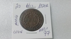 Moeda de 20 Réis De 1824R de Cobre Majo 77 na internet