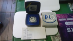 Moeda de 3 Reais de 1995 Comemorativa dos 30 Anos do Banco Central No Estojo Original na internet