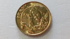 Moeda de 10 Centavos de 1998 Aço Banhado de Bronze FLOR DE CUNHO Com Brilho MA 02 - comprar online