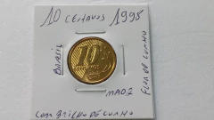 Moeda de 10 Centavos de 1998 Aço Banhado de Bronze FLOR DE CUNHO Com Brilho MA 02 na internet